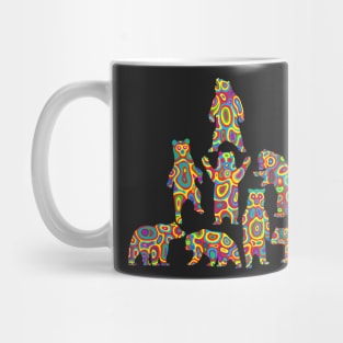 Cheerleaders Bear Mug